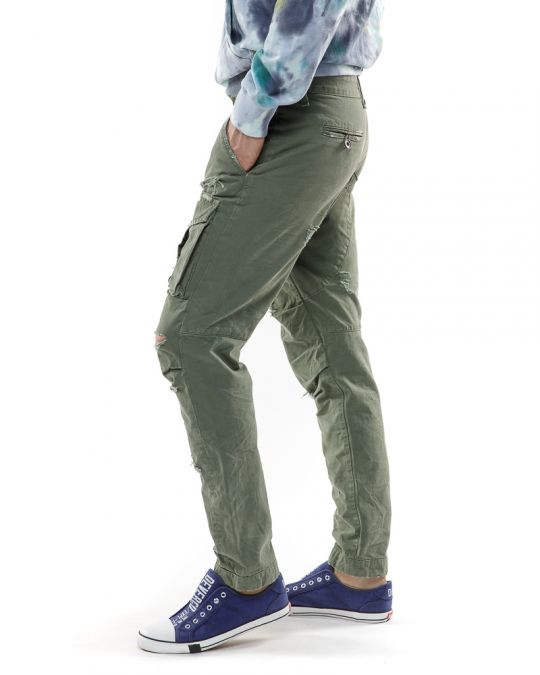 KHAKI MEN'S CARGO PANTS 1D21SS1015LP6106