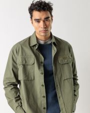 KHAKI MEN'S SHIRT