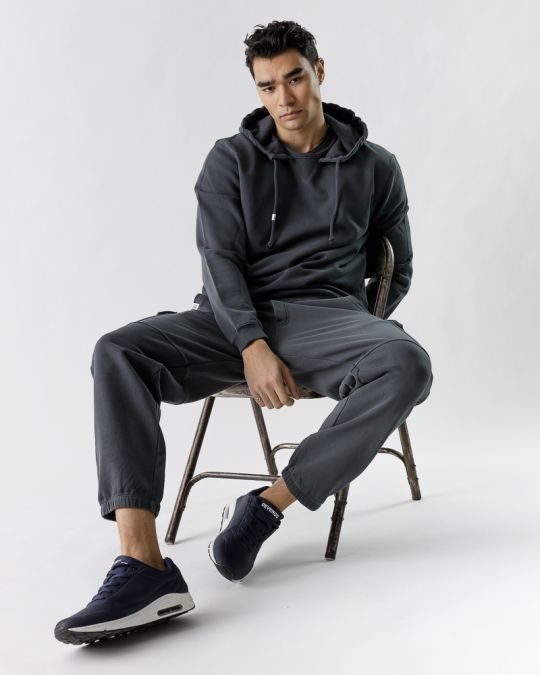 GREY MEN'S HOODIE 1D23SS4080LS0706