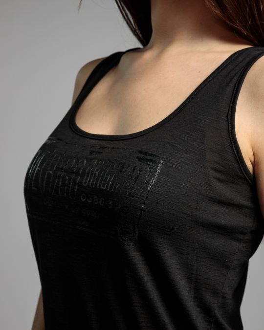 BLACK WOMEN'S LONG DRESS 2D23SS9590DR3805