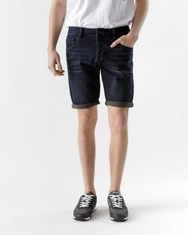 BLUE MEN'S JOGJEAN SHORTS 1D23SS1132MP7182