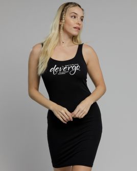 BLACK WOMEN'S TIGHT DRESS 2D23SS9583DR0205