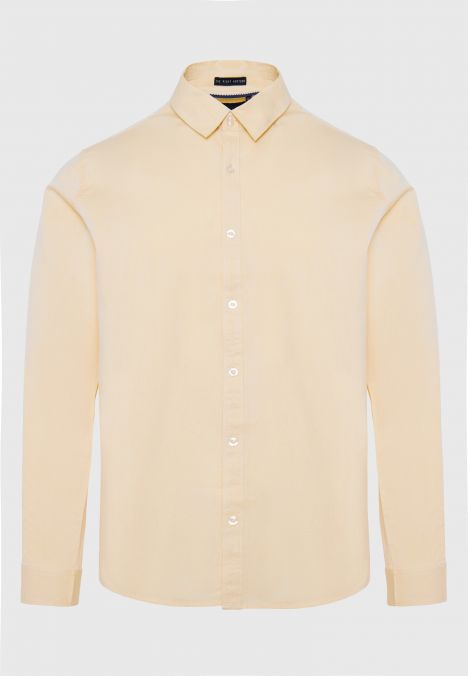 YELLOW FUNKY BUDDHA  MEN'S SHIRT FBM007-012-05 23SS