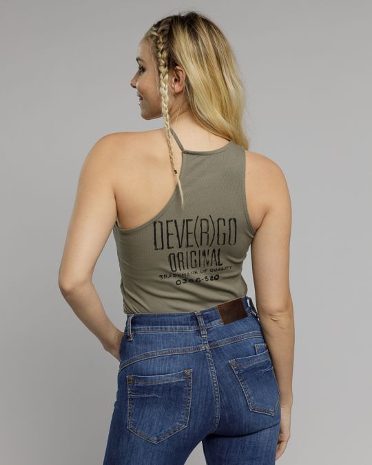 KHAKI WOMEN'S SLEEVLES TOP 2D23SS4508SL3305