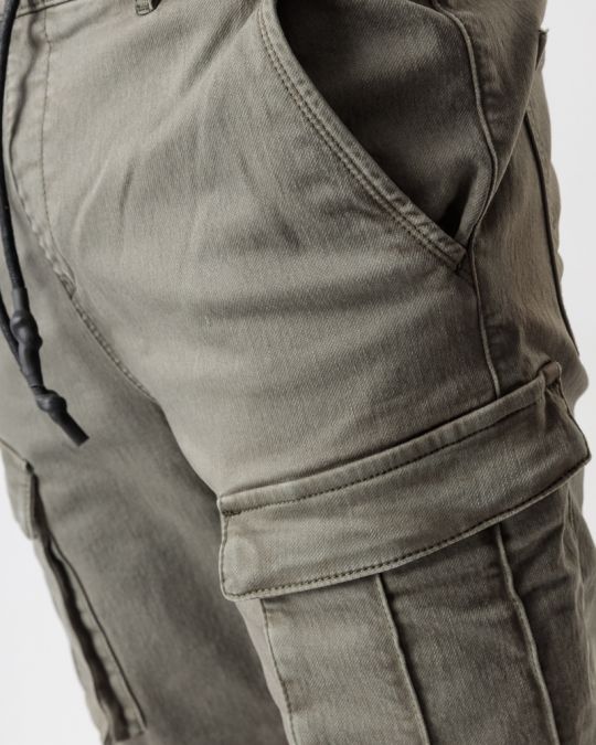 KHAKI MEN'S JOGJEAN SHORTS 1D23SS1134MP7106