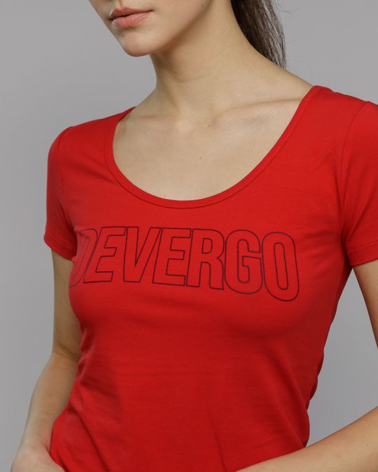 RED WOMEN'S TIGHT DRESS 2D23SS9588DR0205