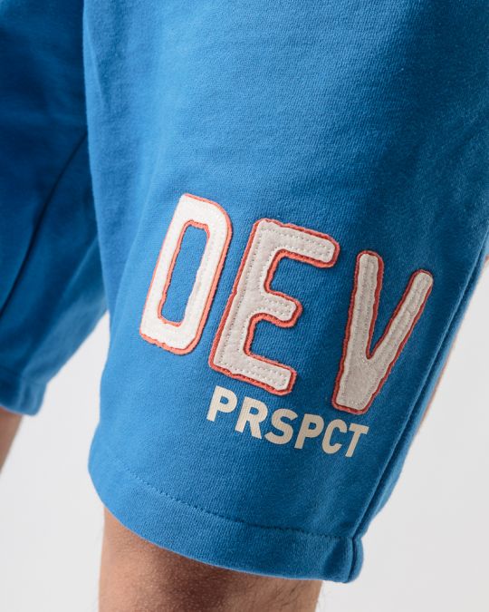 BLUE MEN'S SHORTS 1D23SS1107MP0705