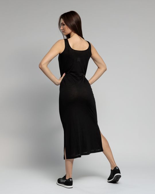 BLACK WOMEN'S LONG DRESS 2D23SS9590DR3805
