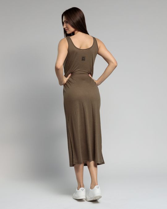 KHAKI WOMEN'S LONG DRESS 2D23SS9590DR3805