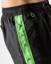 BLACK MEN'S BEACH SHORTS
