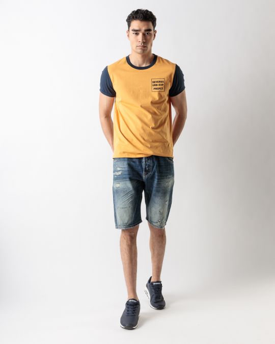 INDIGO MEN'S JEANS SHORTS - GARY SHORTS 23051 1J23SS0062MP3974ST