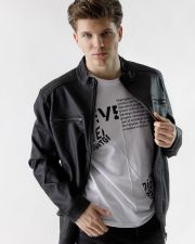 BLACK MEN'S LONG COAT