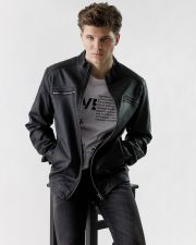 BLACK MEN'S LONG COAT