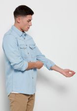 BLUE FUNKY BUDDHA  MEN'S SHIRT