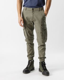 KHAKI MEN'S CARGO PANTS 1D23FW1143LP7106