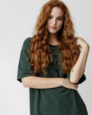 GREEN WOMEN' T-SHIRT 2D23FW4528SS0205