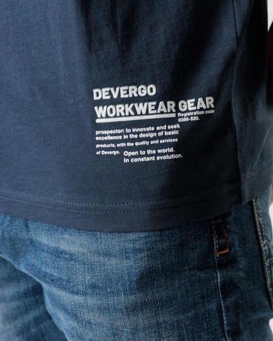 BLUE MEN'S SL T-SHIRT 1D23SS4012SL0105