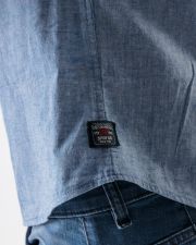 BLUE MEN'S LS SHIRT