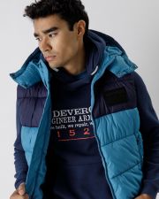 BLUE MEN'S SHORT VEST