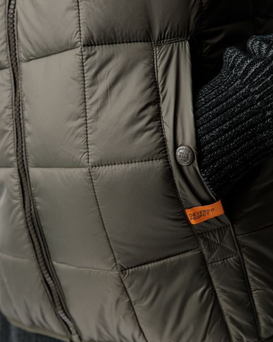 KHAKI MEN'S SHORT VEST 1D23FW7019SL1600