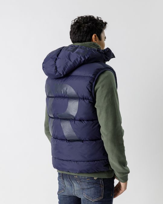 BLUE MEN'S SHORT VEST 1D23FW7011SL1600