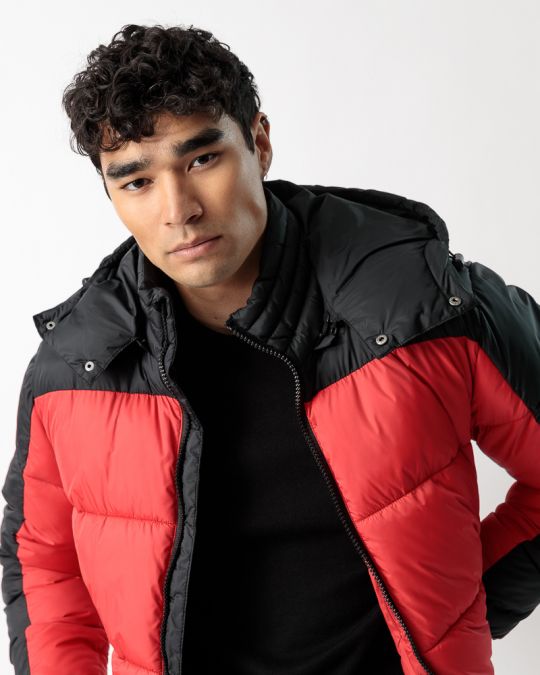 RED MEN'S COAT 1D23FW3010KA1600