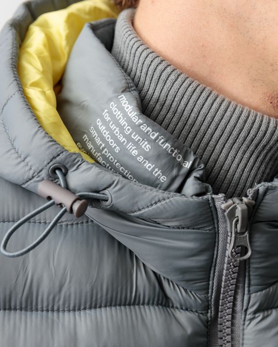 GREY MEN'S TRANSITIONAL JACKET 1D23FW7005KA1600