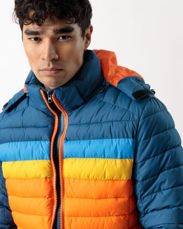BLUE MEN'S WINTER COAT 1D23FW3006KA1600