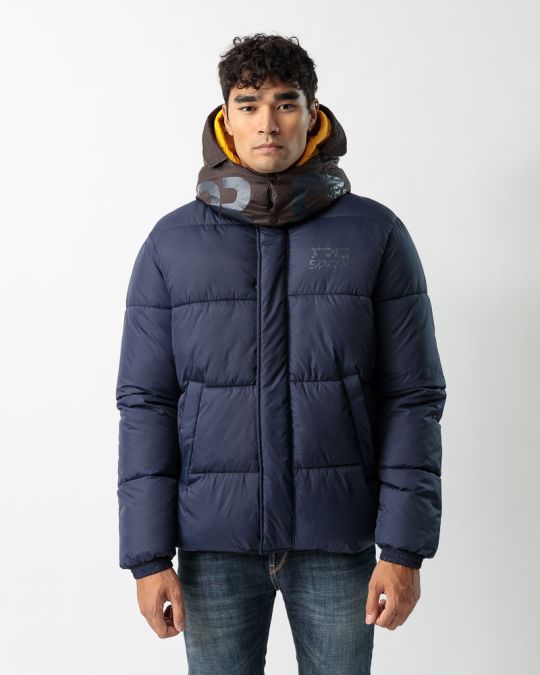 BLUE MEN'S COAT 1D23FW3014KA1600