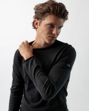 GREY MEN'S KNITTED SWEATER