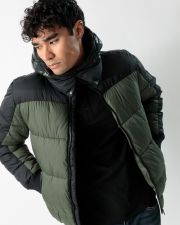 KHAKI MEN'S COAT