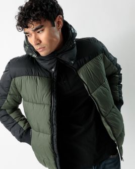 KHAKI MEN'S COAT 1D23FW3010KA1600