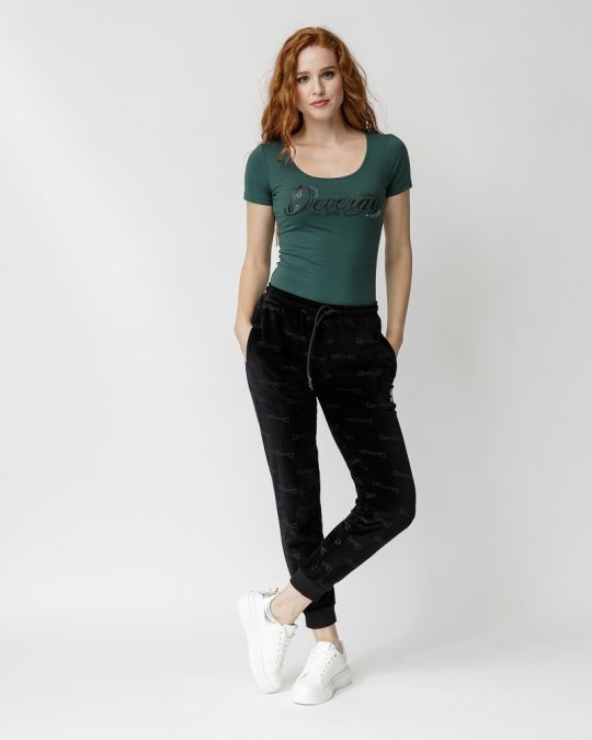 BLACK WOMEN'S SWEATPANTS 2D23FW1584LP0701