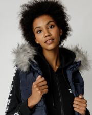 BLUE WOMEN'S SHORT VEST