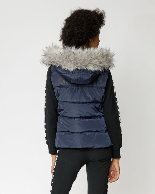 BLUE WOMEN'S SHORT VEST 2D23FW7522SL1600