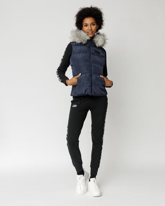 BLUE WOMEN'S SHORT VEST 2D23FW7522SL1600