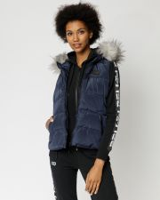 BLUE WOMEN'S SHORT VEST