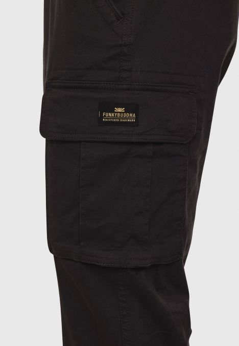 GREY FUNKY BUDDHA  MEN'S PANTS FBM008-002-02 23FW