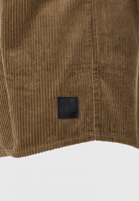 BEIGE FUNKY BUDDHA  MEN'S SHIRT FBM008-077-05 23FW