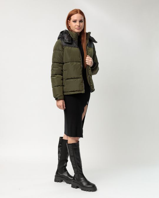 KHAKI WOMEN'S WINTER COAT 2D23FW3524KA1600