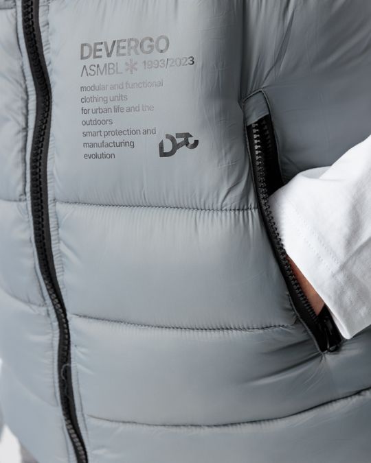 GREY MEN'S TRANSITIONAL JACKET 1D23FW7000KA1600