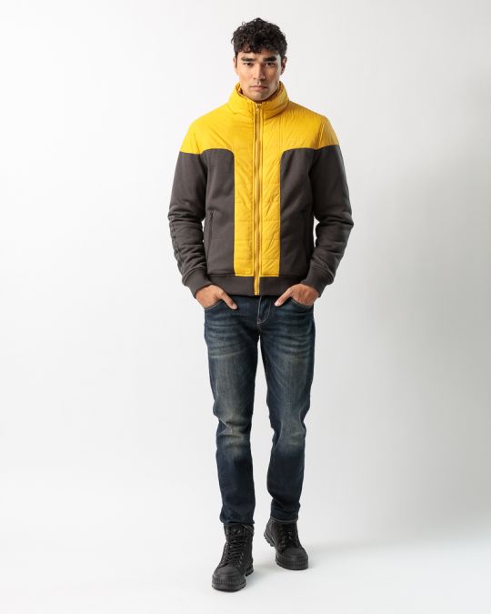 GREY MEN'S TRANSITIONAL JACKET 1D23FW7020KA1600