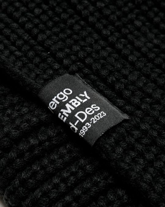 BLACK MEN'S SCARF 1D23FW8010SC1101