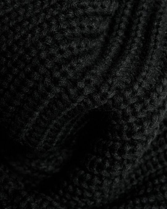 BLACK MEN'S SCARF 1D23FW8010SC1101