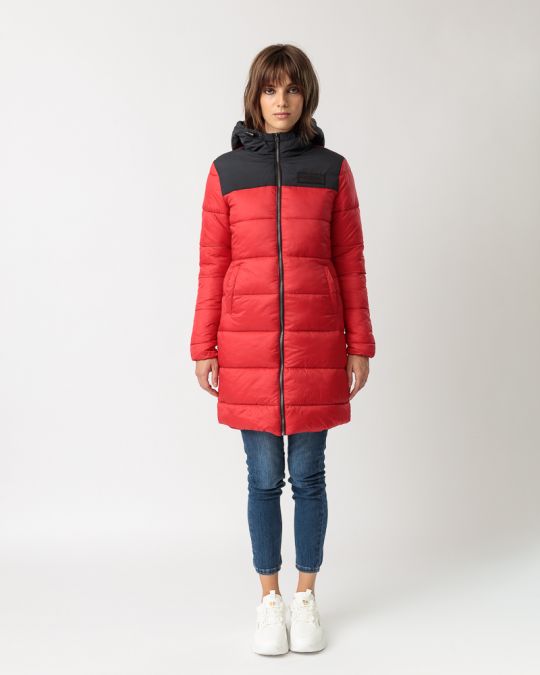 RED WOMEN'S WINTER COAT 2D23FW3511KA1600