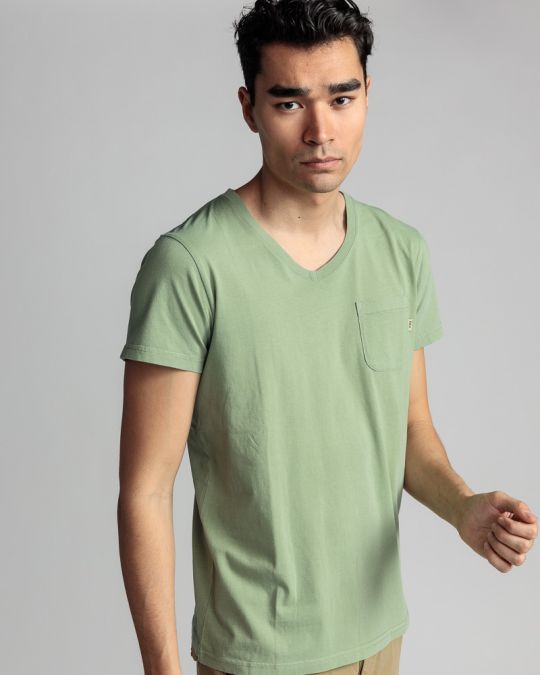 KHAKI MEN'S T-SHIRT 1D24SS4036SS0106