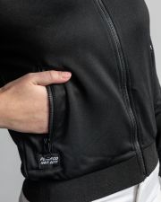 BLACK WOMEN'S ZIP-UP PULLOVER