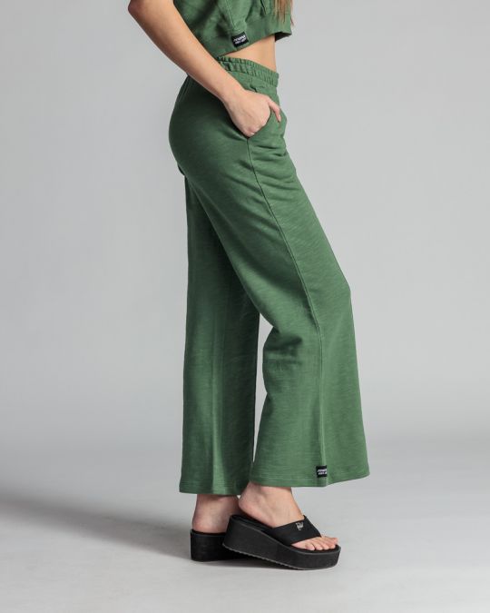 GREEN WOMEN'S SWEATPANTS 2D24SS1591LP0705
