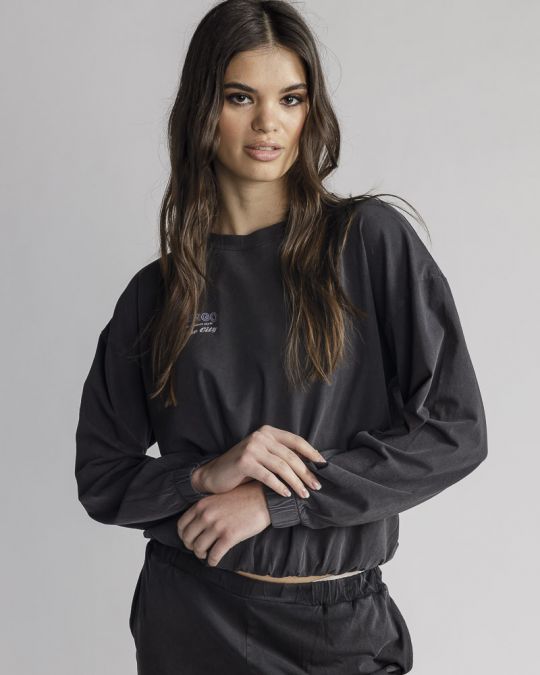 GREY WOMEN'S PULLOVER 2D24SS4593LS0224