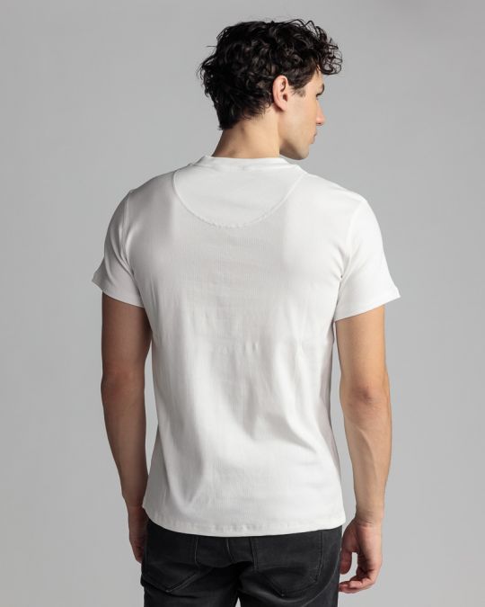 WHITE MEN'S T-SHIRT 1D24SS4060SS3305